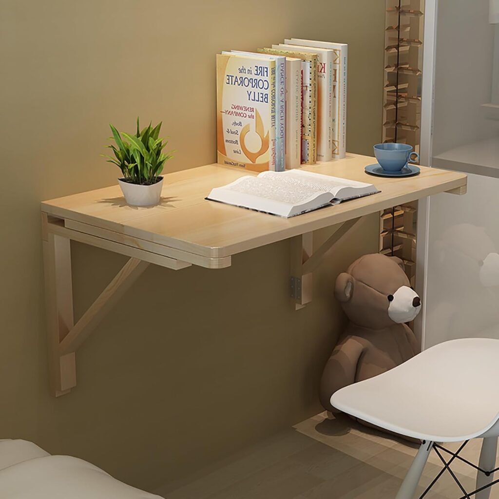 Wall mounted foldable desk